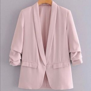 Pink blazer